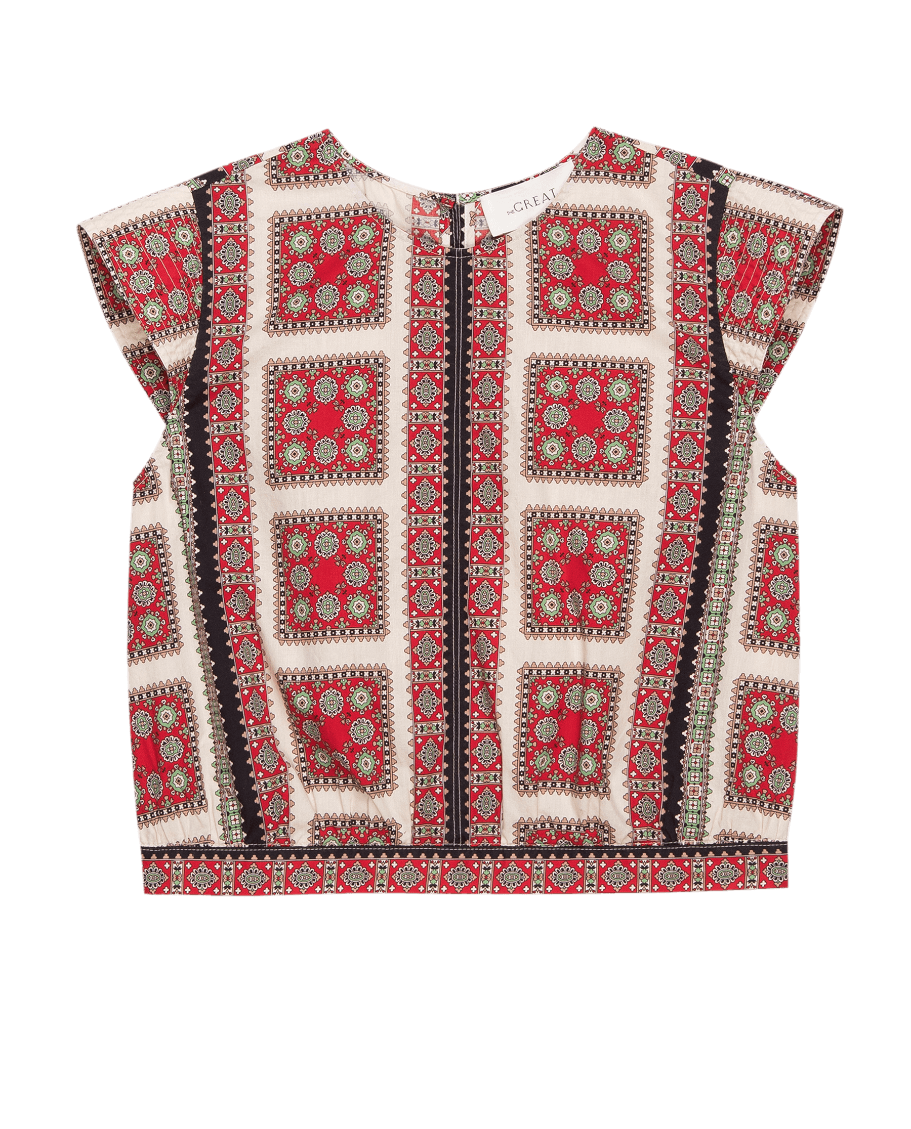 The Midland Top. -- Westward Bandana Print SHIRTS THE GREAT. PF24