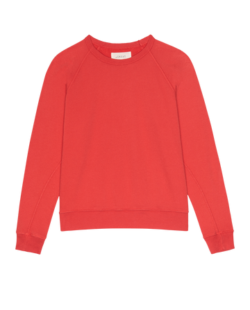 The Fleece Rookie Sweatshirt. Solid -- Bright Red