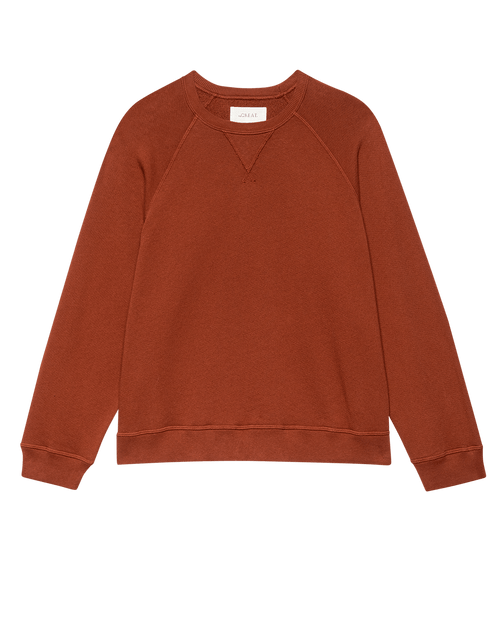 The Slouch Sweatshirt. Solid -- Brick
