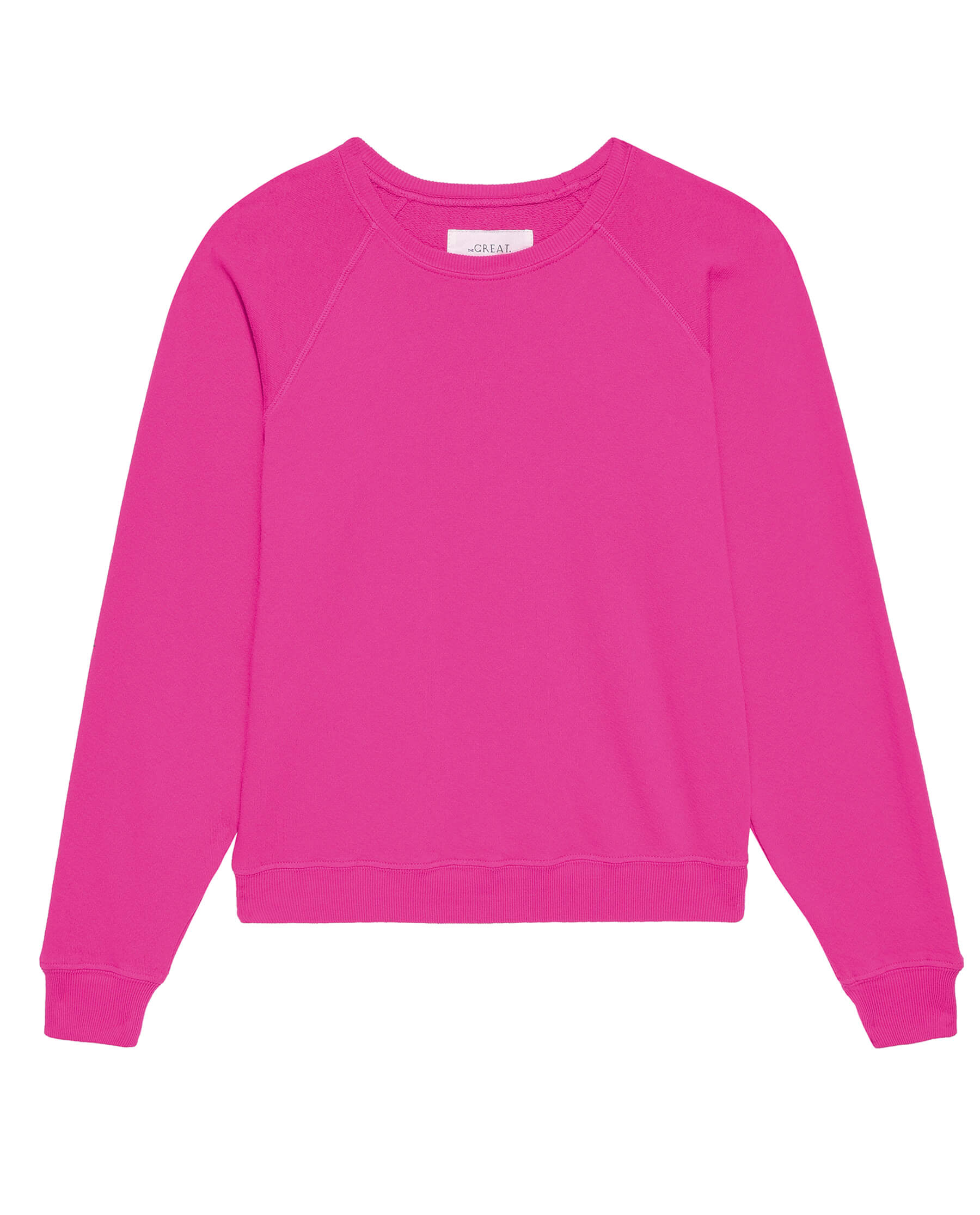The Shrunken Sweatshirt. Solid -- Fuchsia