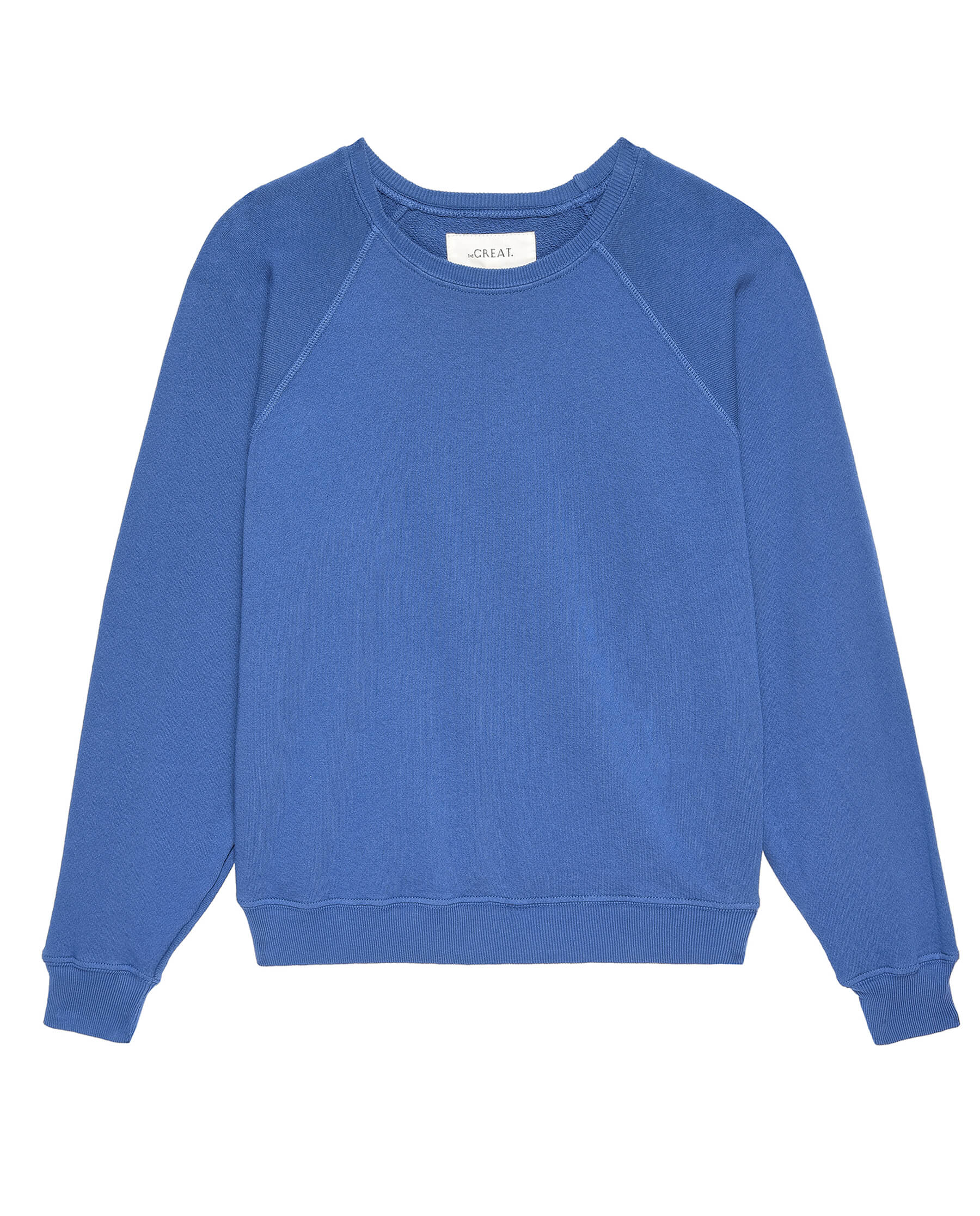 The Shrunken Sweatshirt. Solid -- Glacier Blue
