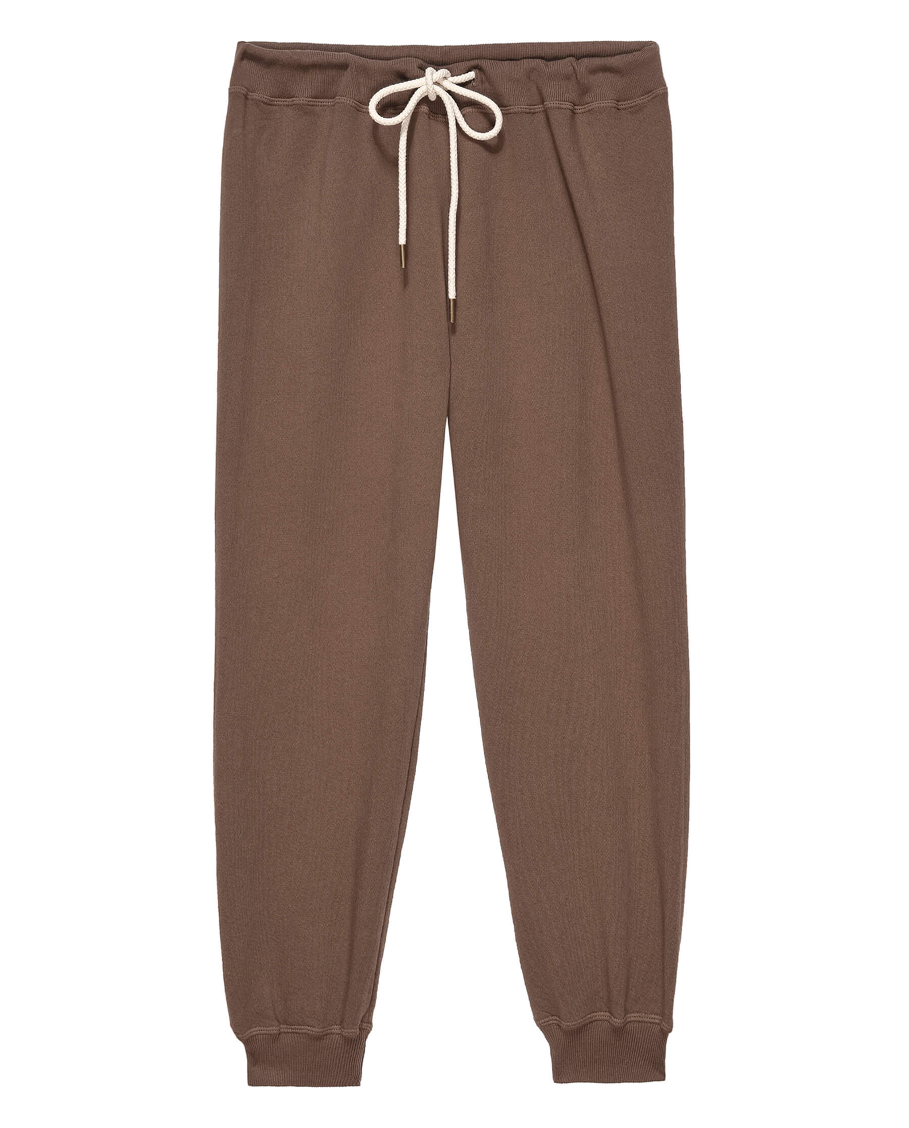 The Cropped Sweatpant. Solid -- Hickory