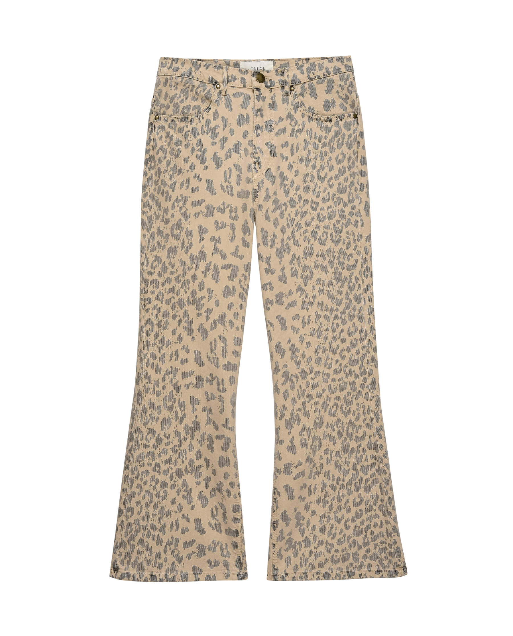 The Kick Bell Jean. -- Vintage Leopard