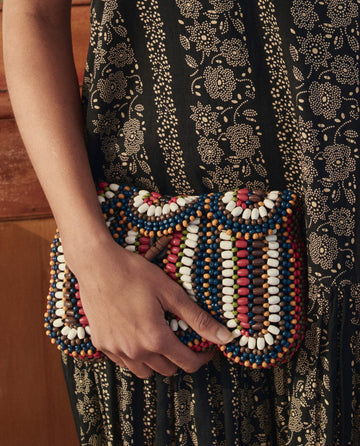 The Beaded Clutch. -- Cabana Stripe – The Great