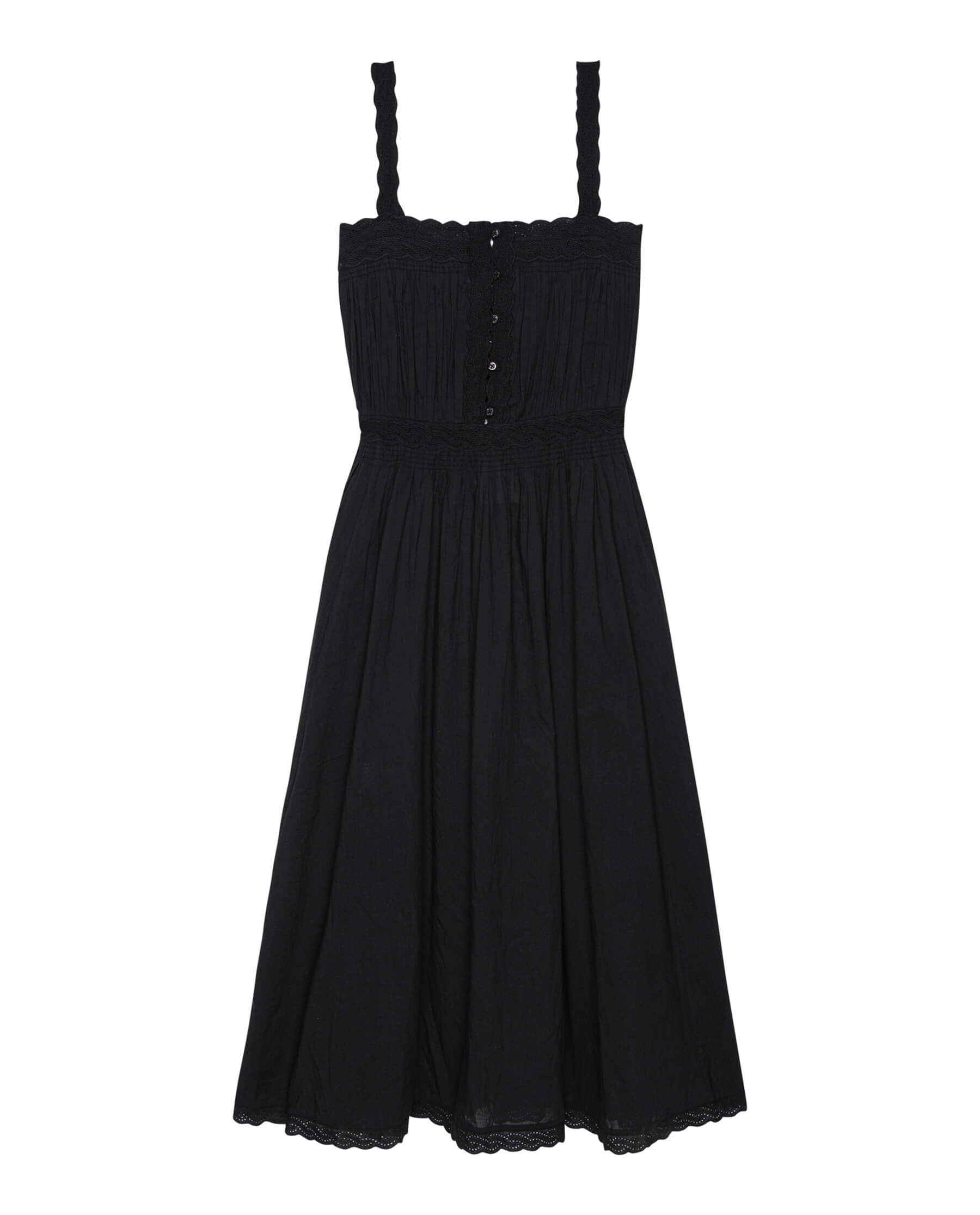 The Cachet Dress. -- Black DRESSES THE GREAT. SP24 BIRKENSTOCK