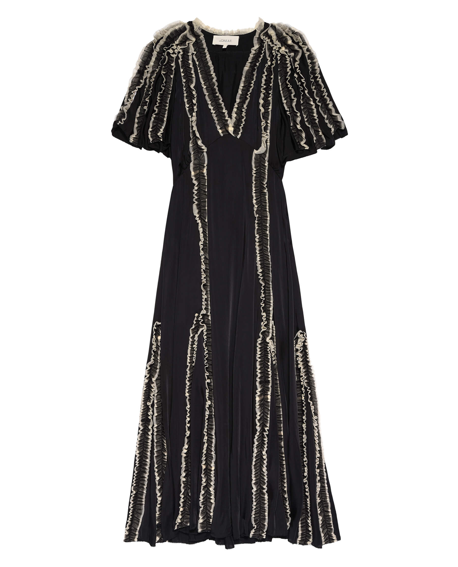 The Dancehall Dress. -- Black with Cream