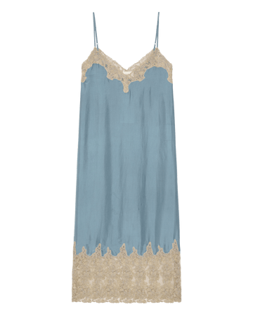 The Legacy Dress. -- Faded Blue and Cream – The Great