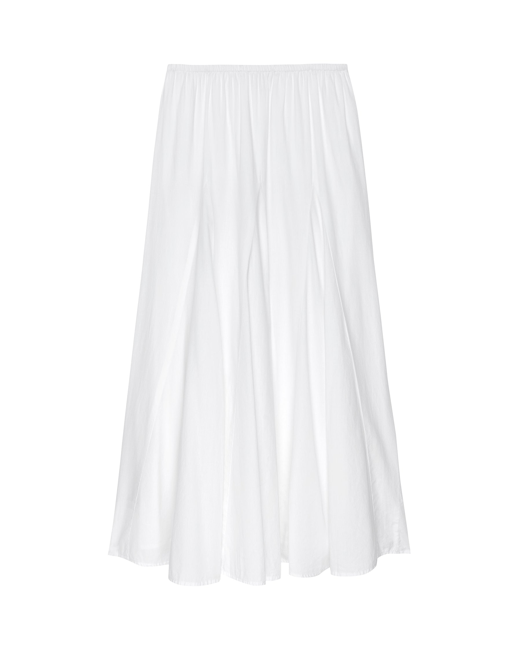 The Godet Skirt. -- White