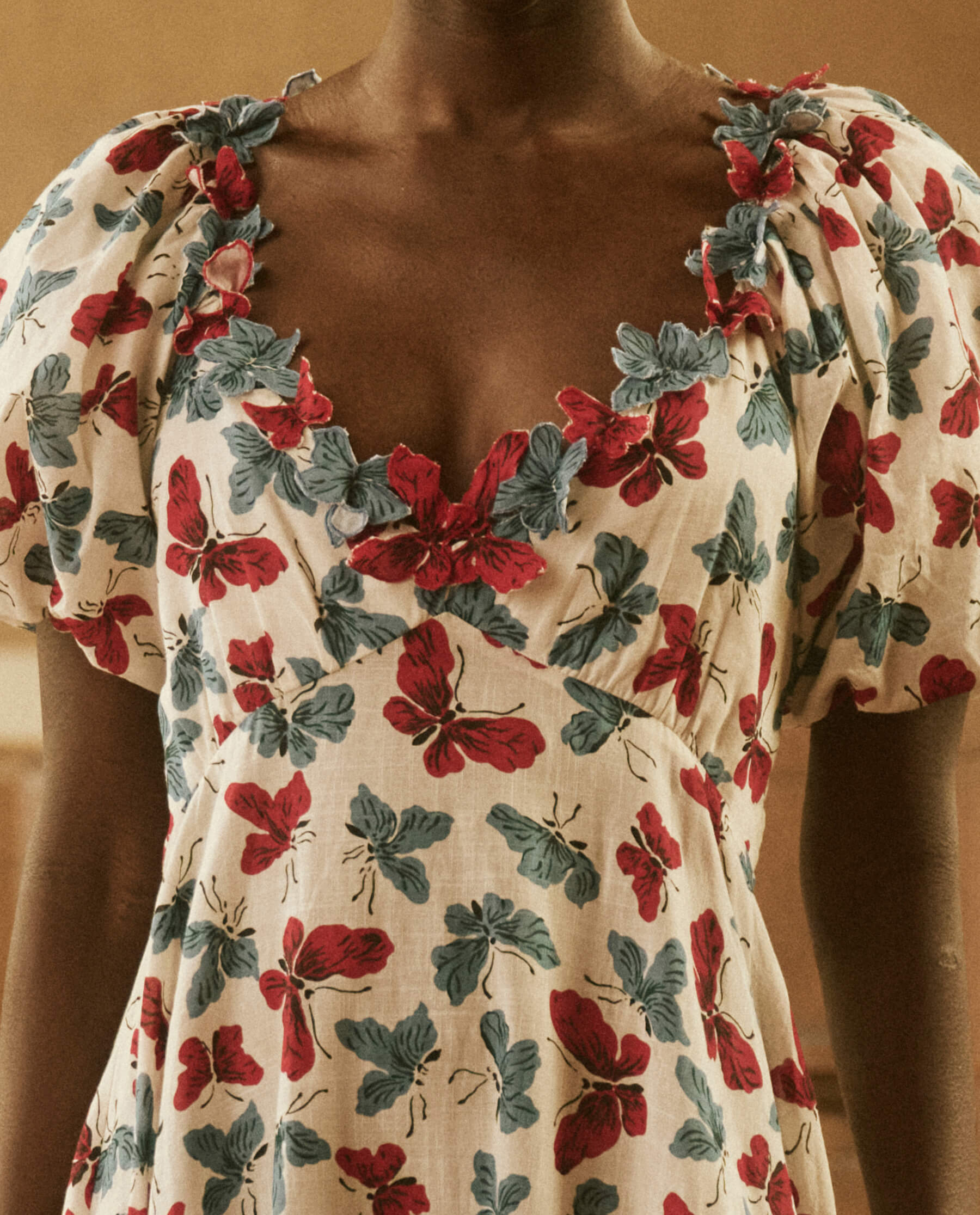 The Opal Dress. -- Butterfly Floral DRESSES THE GREAT. PS24 SALE