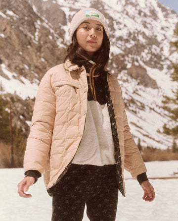The Reversible Down Trapper Puffer. Wilderness Floral and Powder Pi The Great