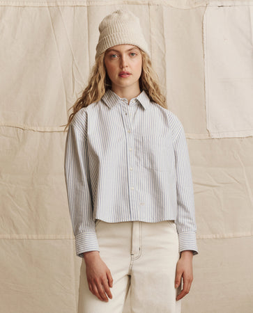  Oxford Cropped Shirt サイズ　M THE-GREAT-LOOK-119-THE-CROPPED
