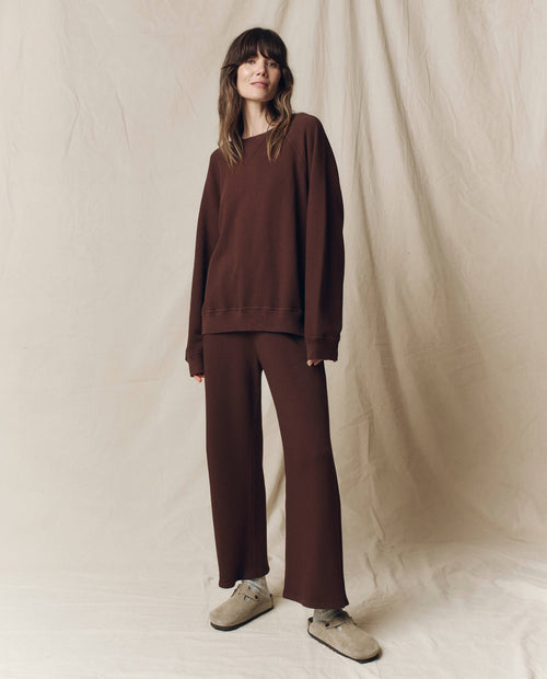 The Slouch Sweatshirt. Solid -- Driftwood