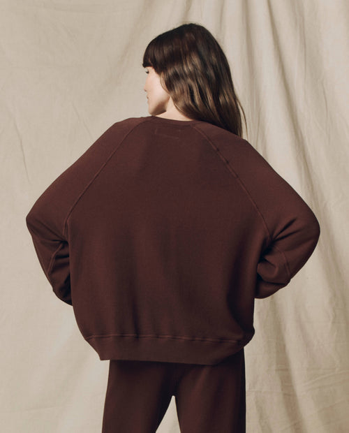 The Slouch Sweatshirt. Solid -- Driftwood