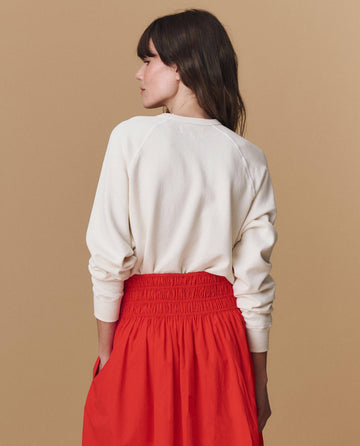 The College Sweatshirt. Graphic -- Washed White with The Greatest Mom – The  Great.