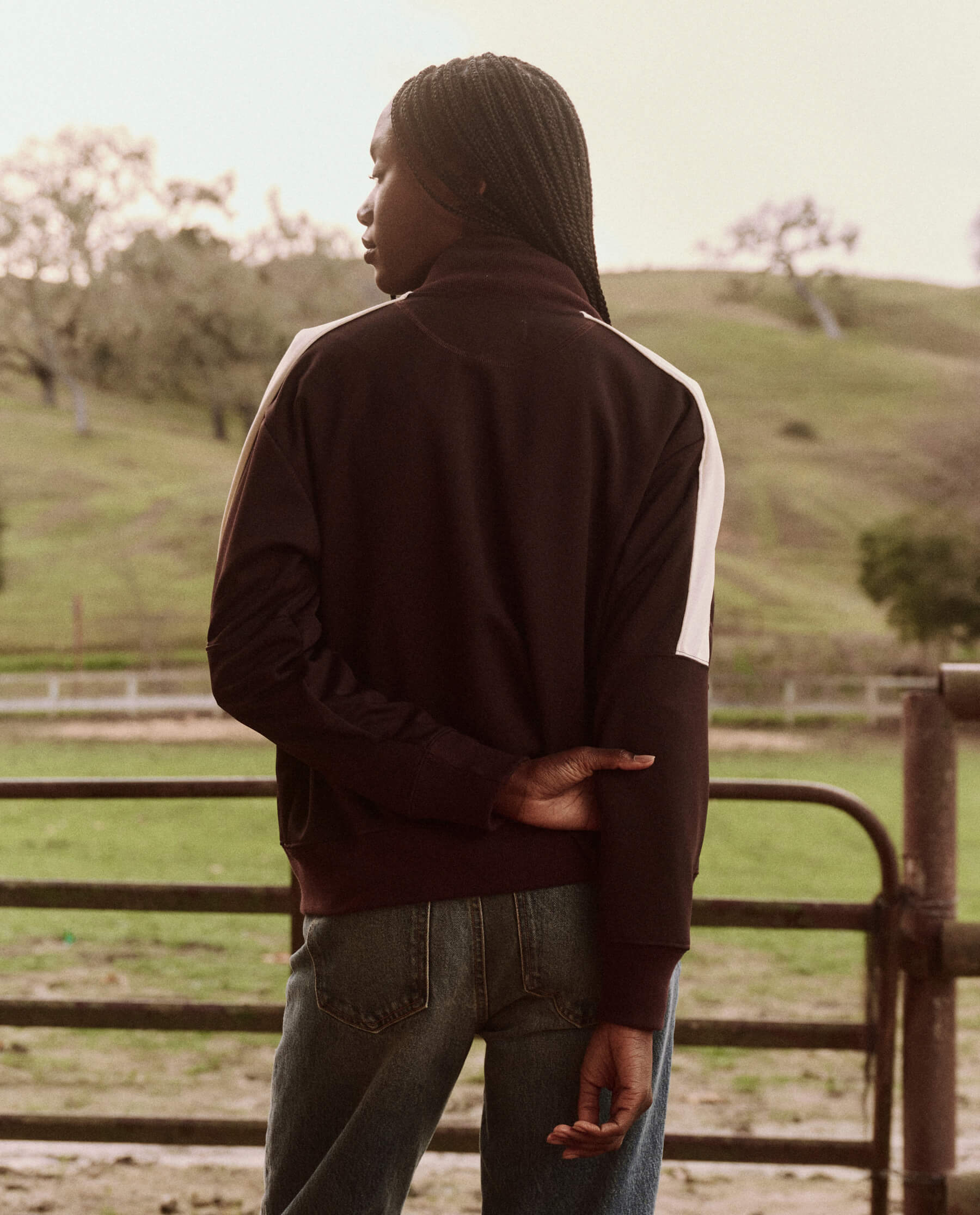 The Track Jacket. -- Driftwood JACKET THE GREAT. FALL 24 D2