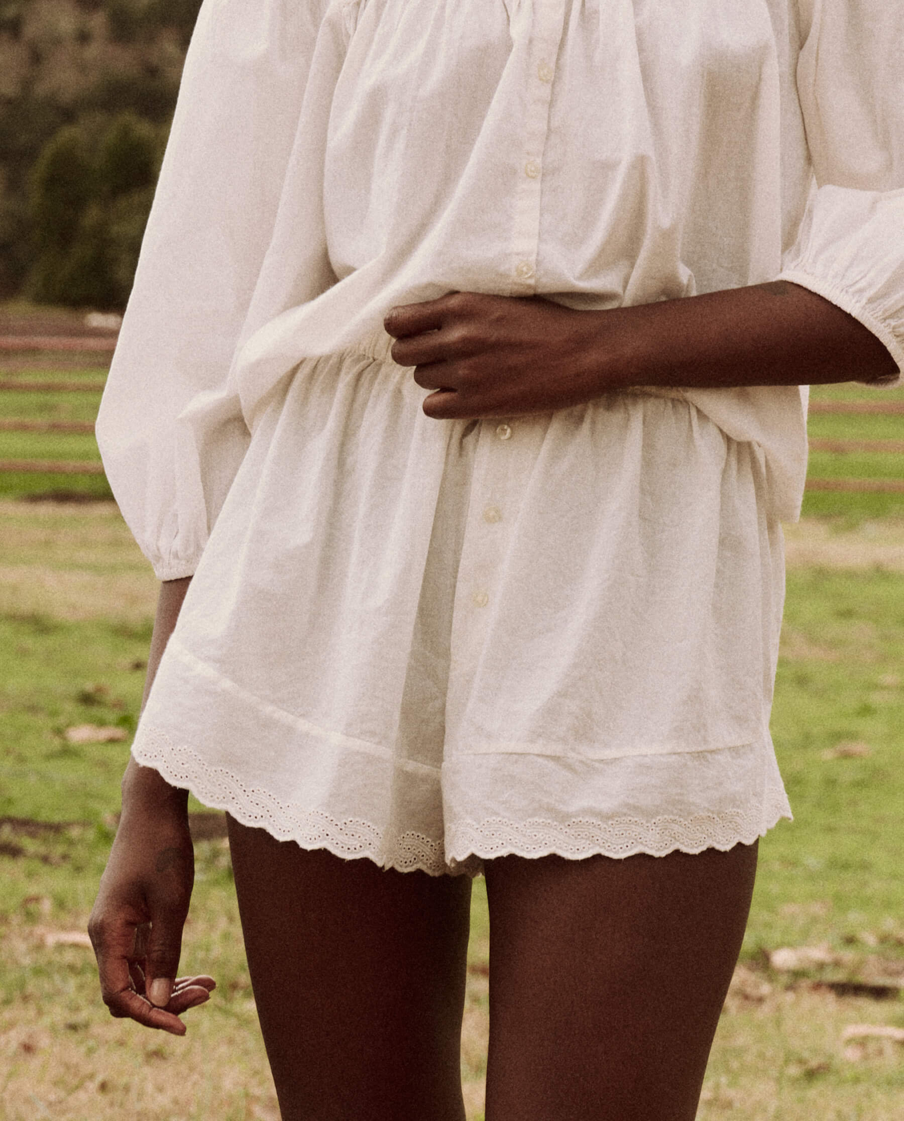 The Eyelet Tap Short