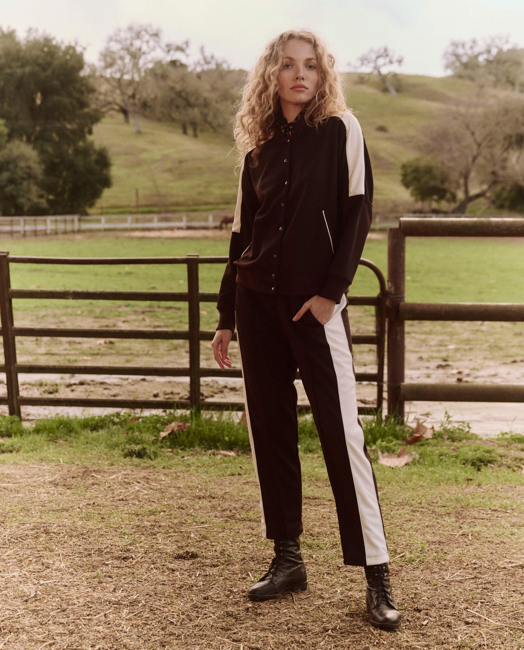 The Track Pant. -- Driftwood BOTTOMS THE GREAT. FALL 24 D2