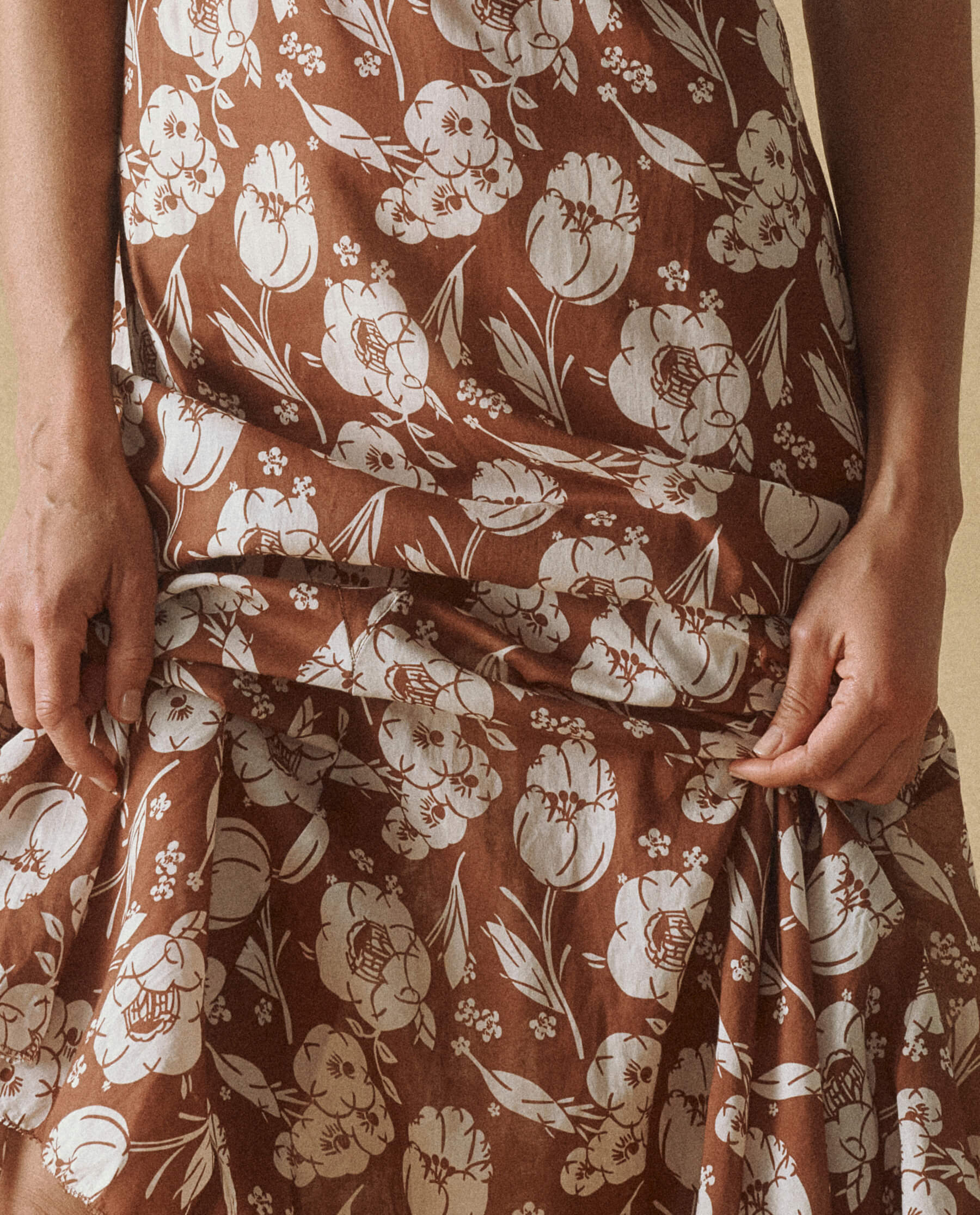 The Renaissance Dress. -- Hickory Whisper Floral