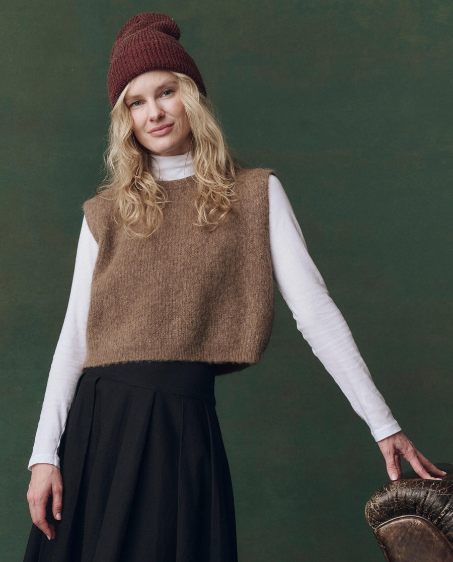 The Brushed Melange Sweater. -- Doe