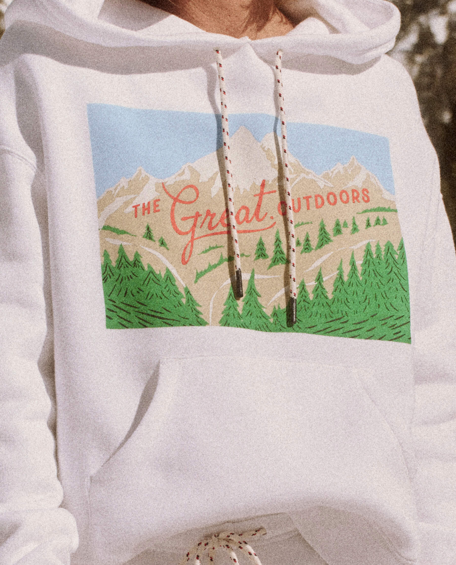 The Pathway Hoodie. -- Chalk SWEATERS THE GREAT. FALL 23 TGO SALE