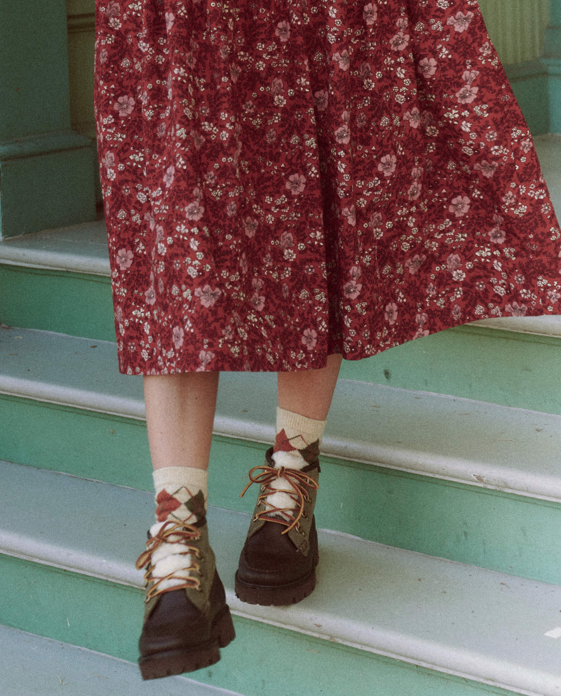 The Viola Skirt. -- Spice Mesa Floral
