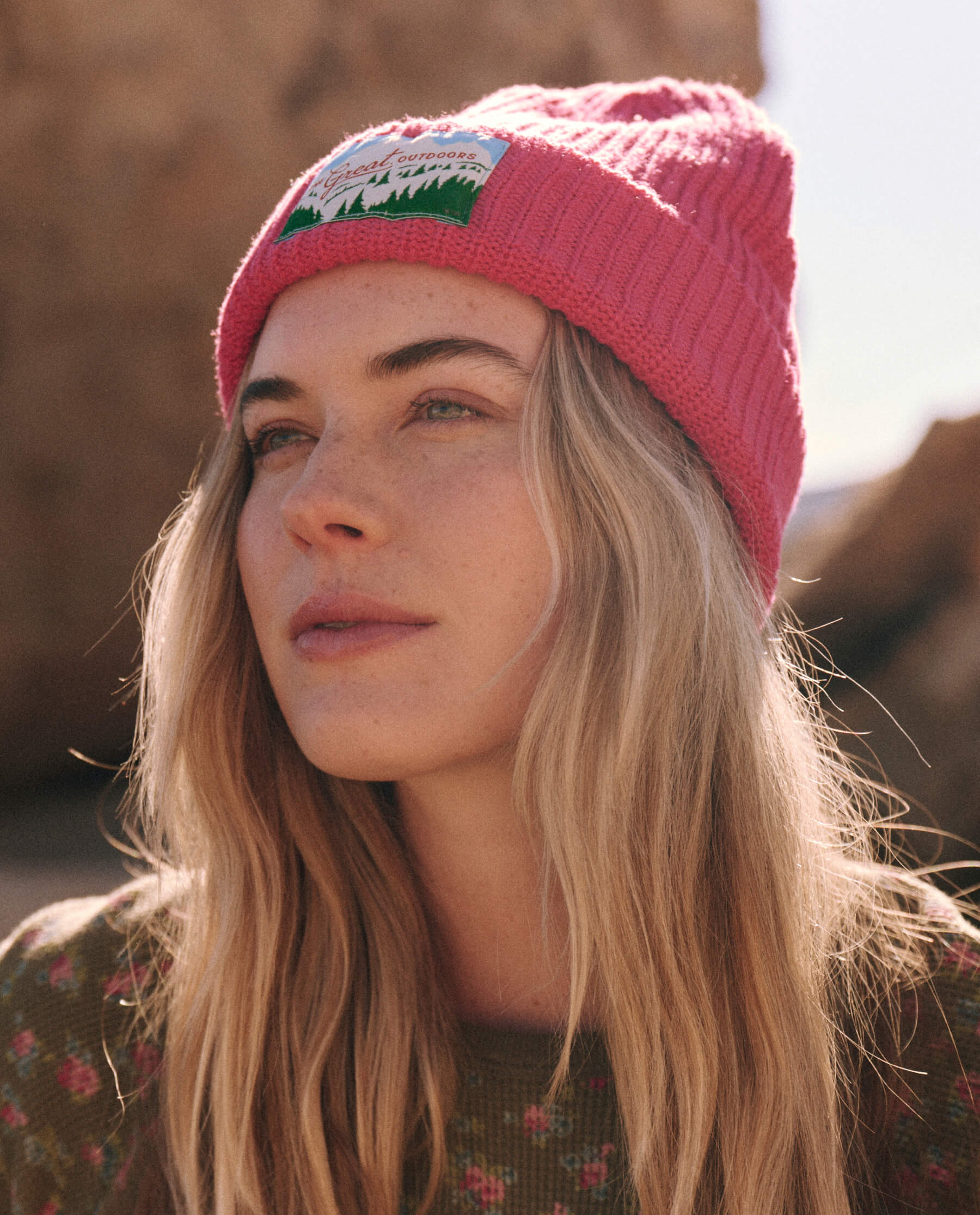 The Lookout Cap. -- Hot Pink