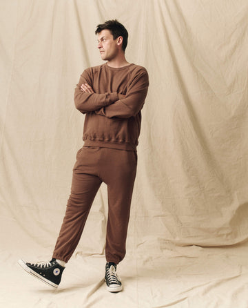 The Men s College Sweatshirt. Solid Hickory The Great