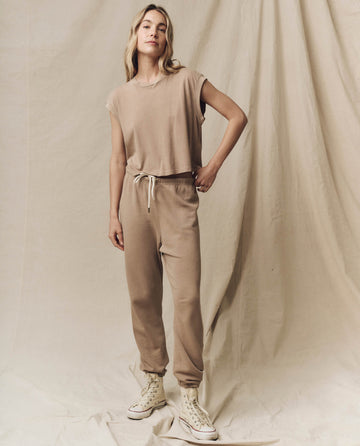 The Square Tee. Solid -- Khaki TEES THE GREAT. SU24 KNITS