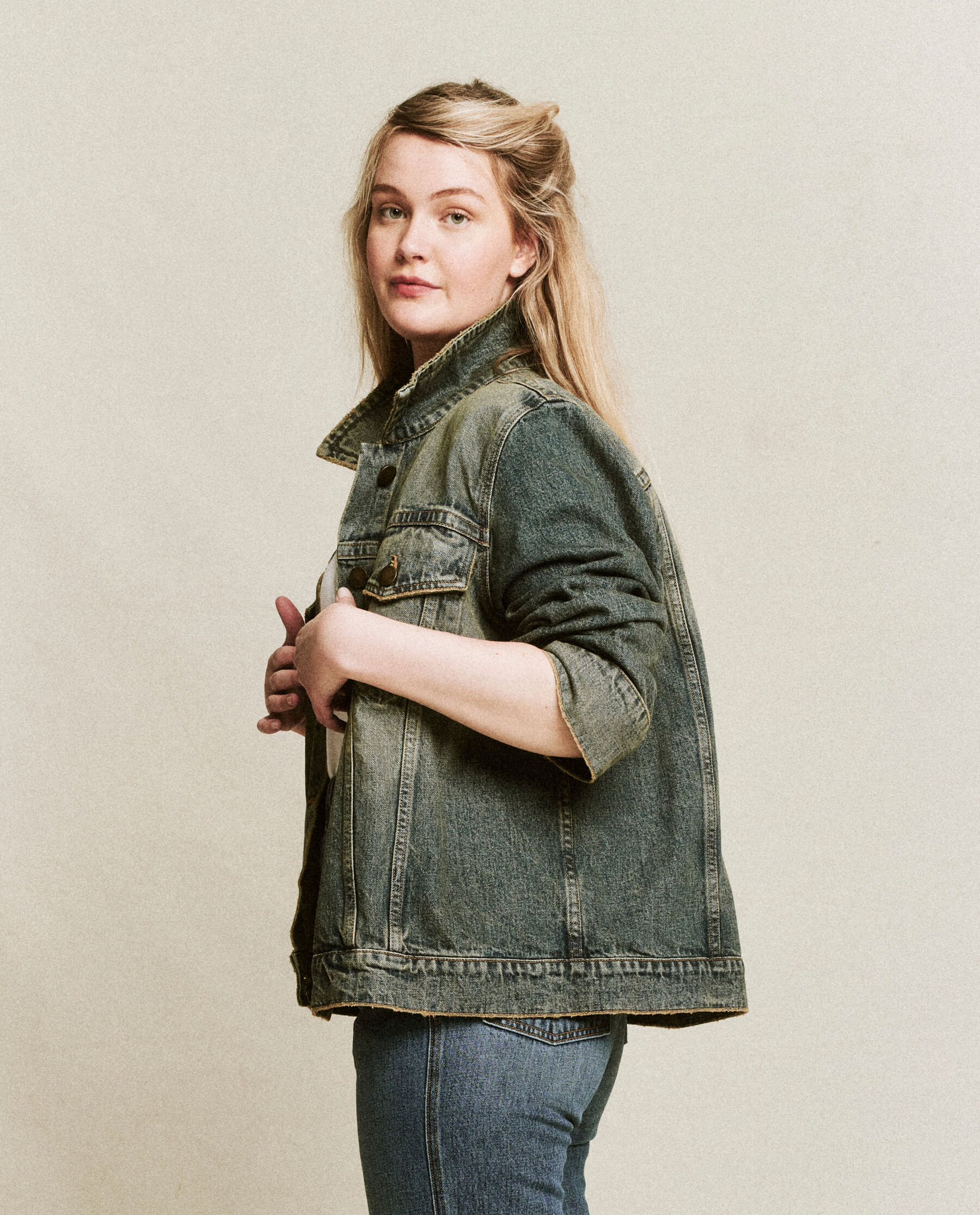 The Slouchy Jean Jacket. -- Cargo Wash