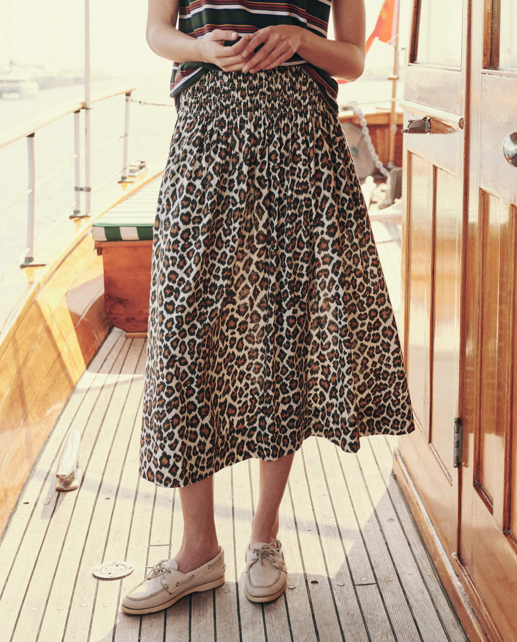 The Viola Skirt. -- Heritage Leopard