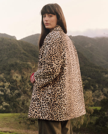 Vintage leopard jacket top