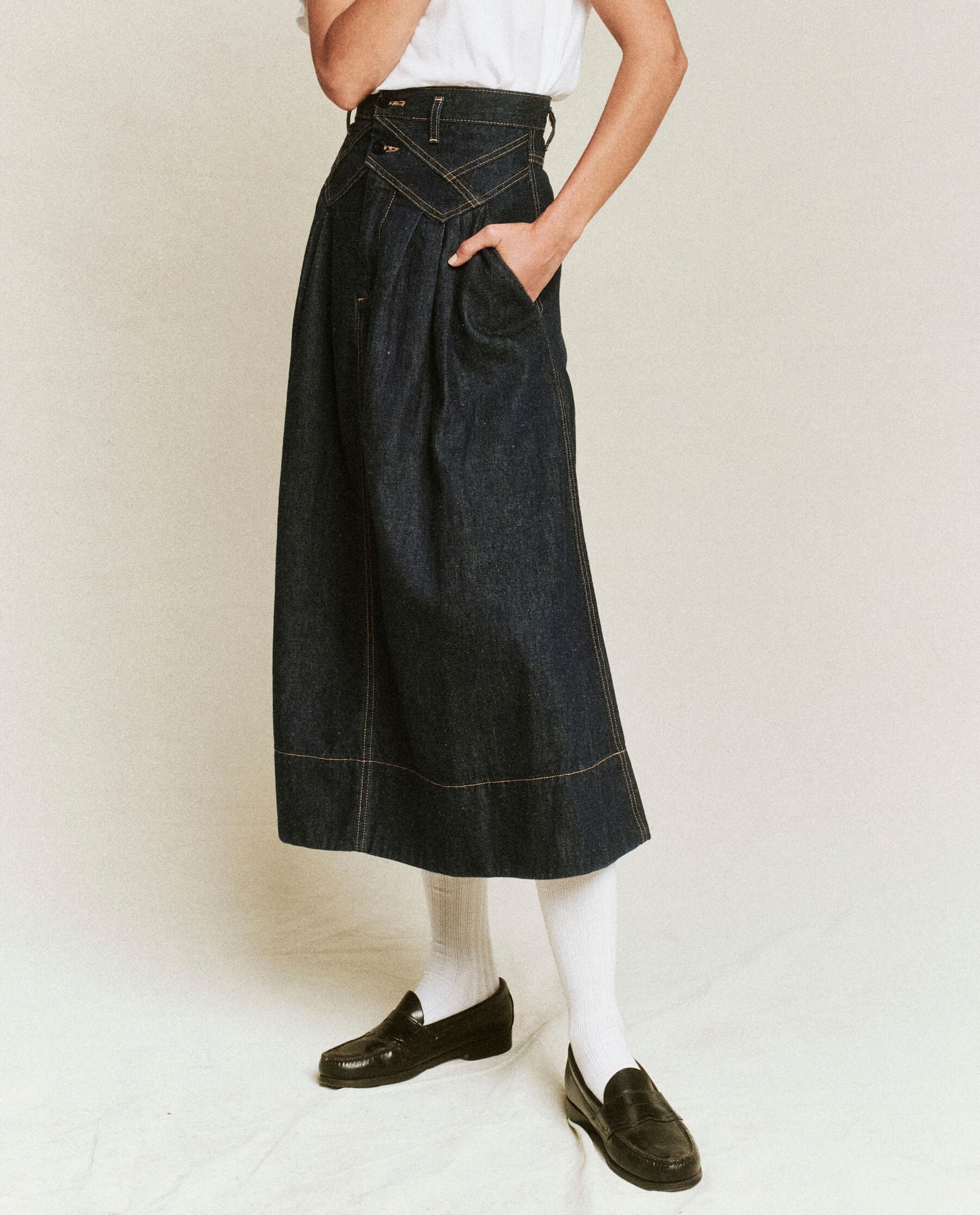 The Field Skirt. -- Rinse Wash