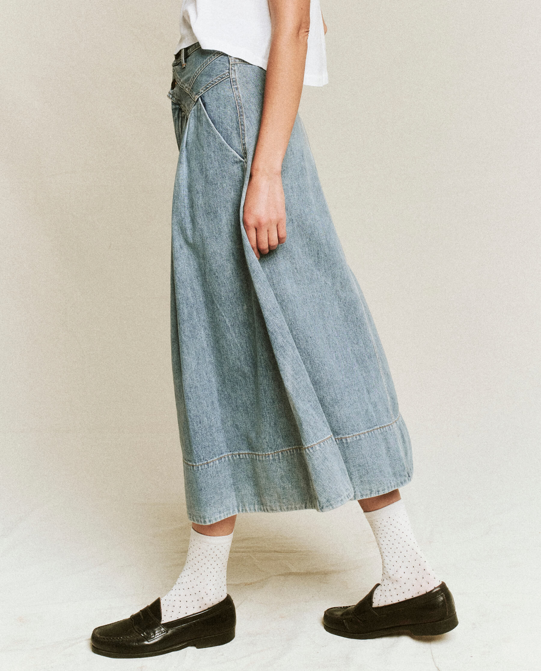 The Field Skirt. -- Misty Wash SKIRTS THE GREAT. FALL 23 AUGUST CAP
