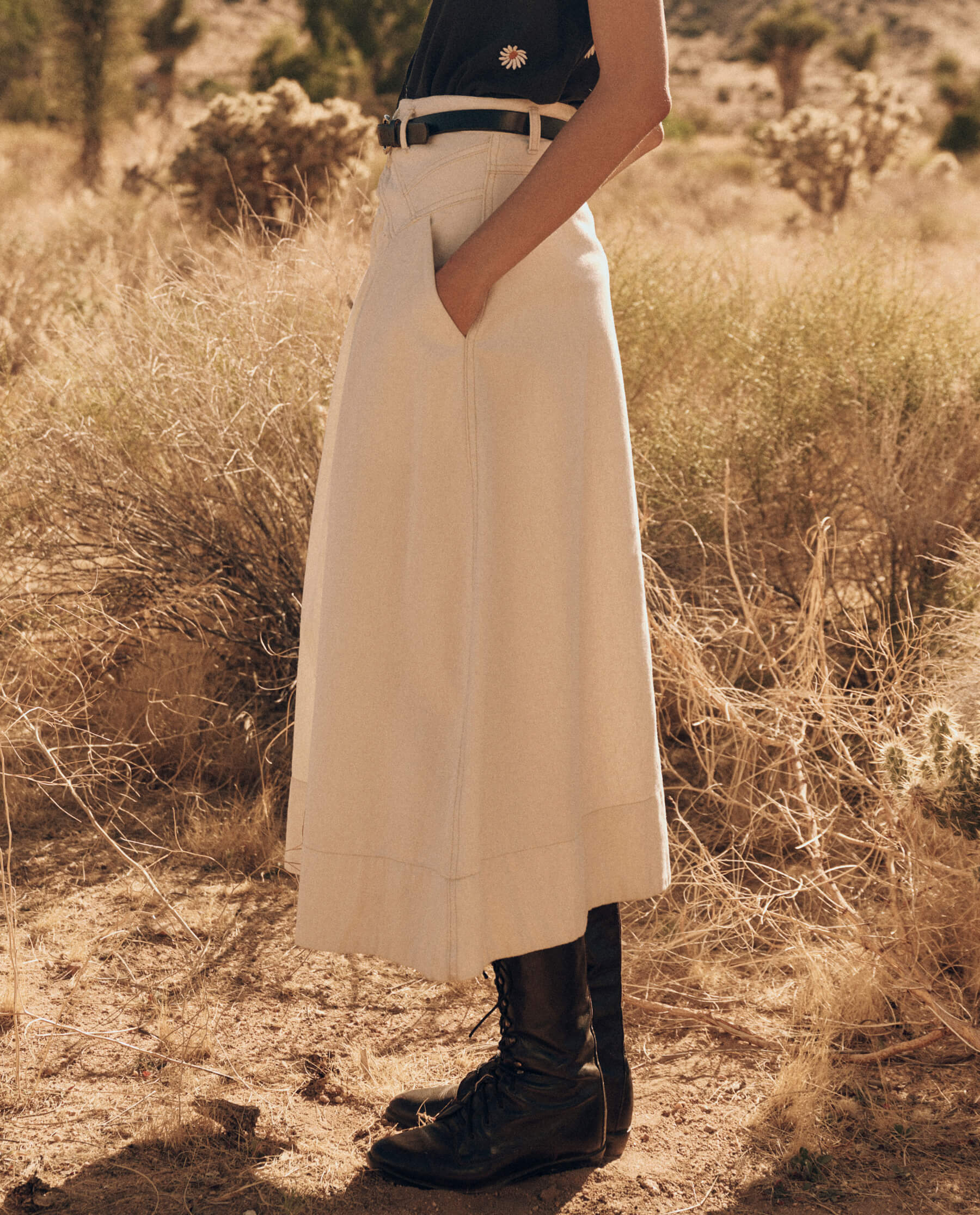 The Field Skirt. -- Natural Hemp SKIRTS THE GREAT. PF24