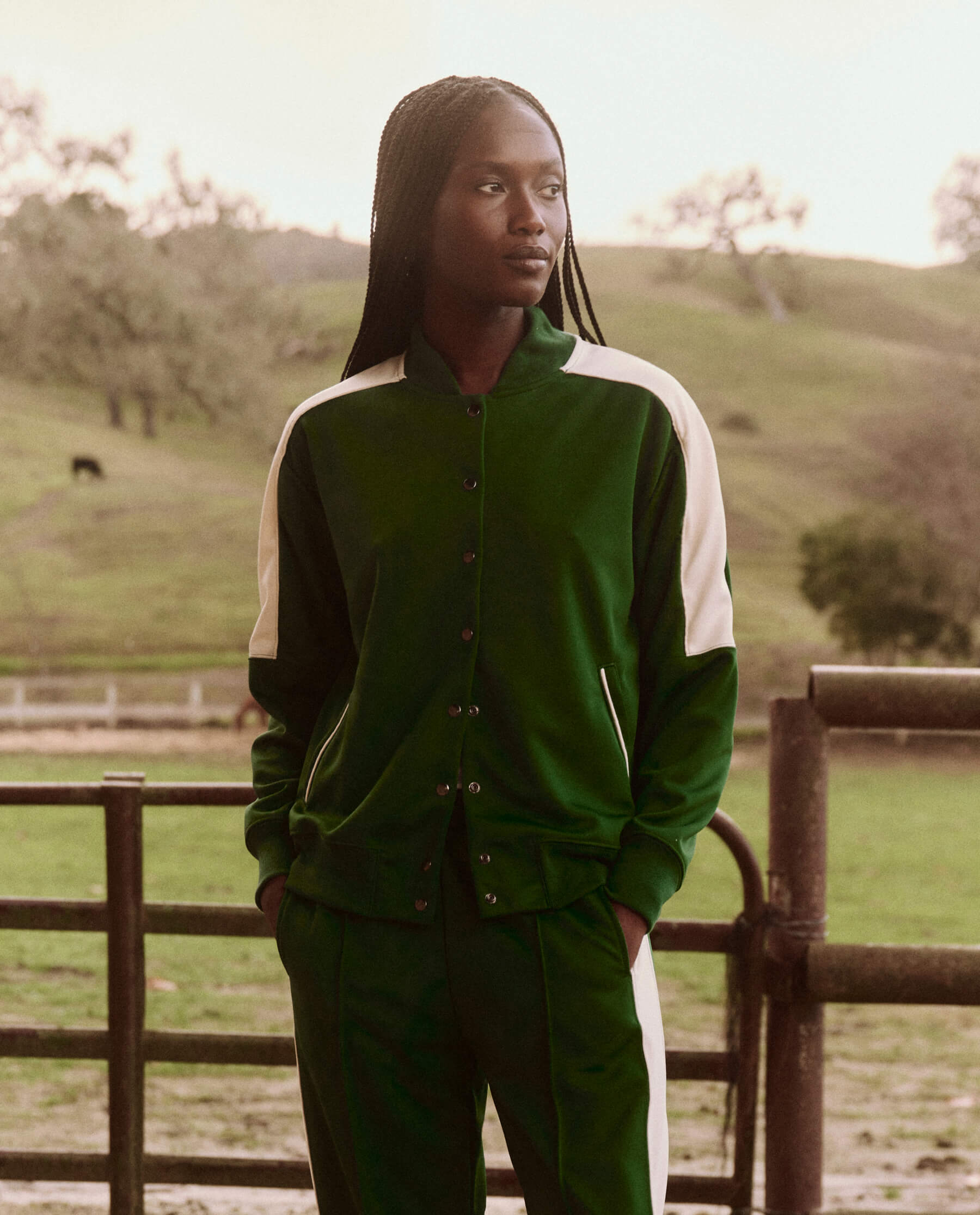 The Track Jacket. -- Clover JACKET THE GREAT. FALL 24 D2