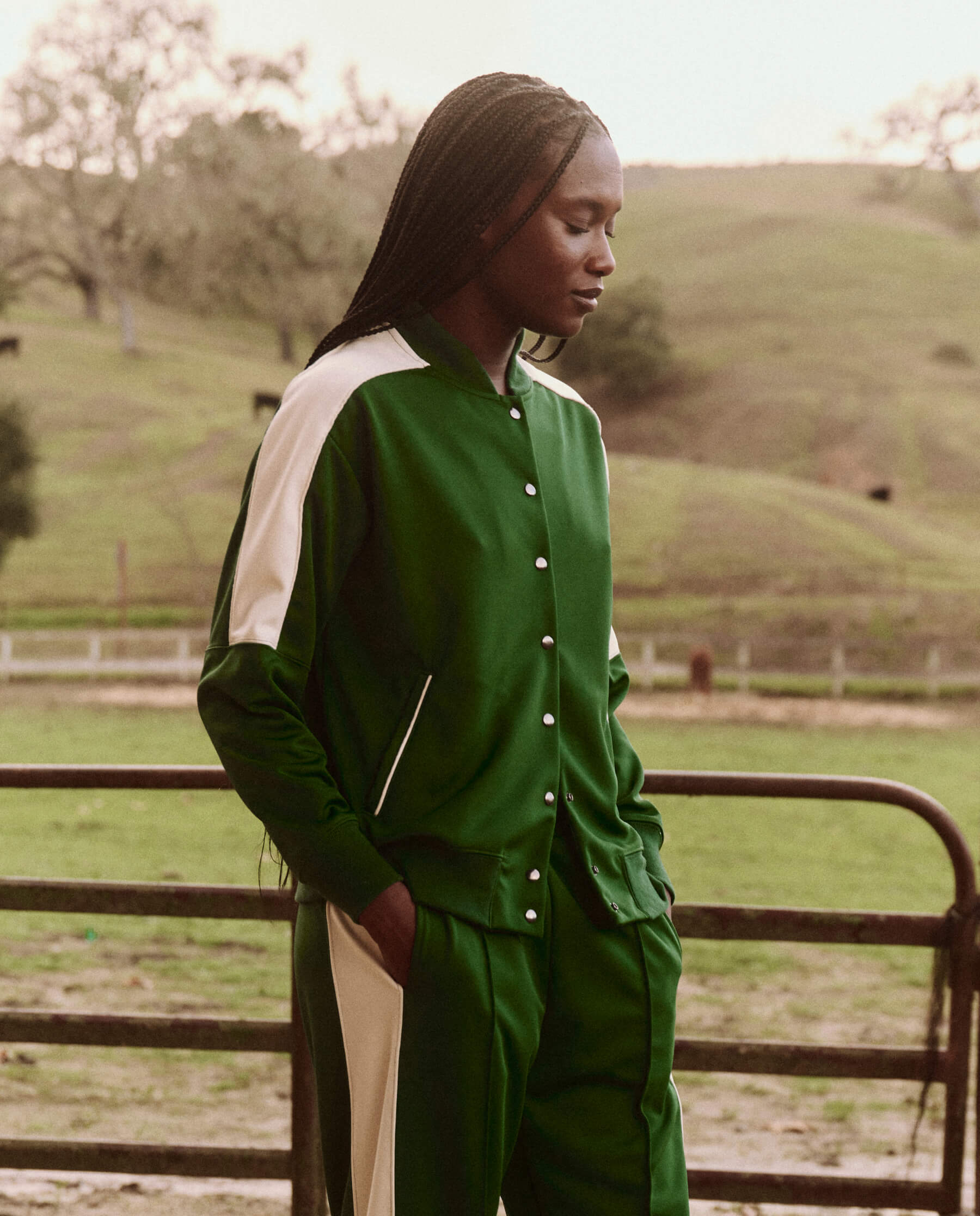 The Track Jacket. -- Clover JACKET THE GREAT. FALL 24 D2