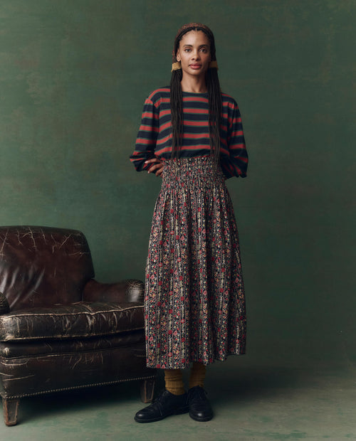 The Campus Crew. Novelty -- Navy Bridle Stripe