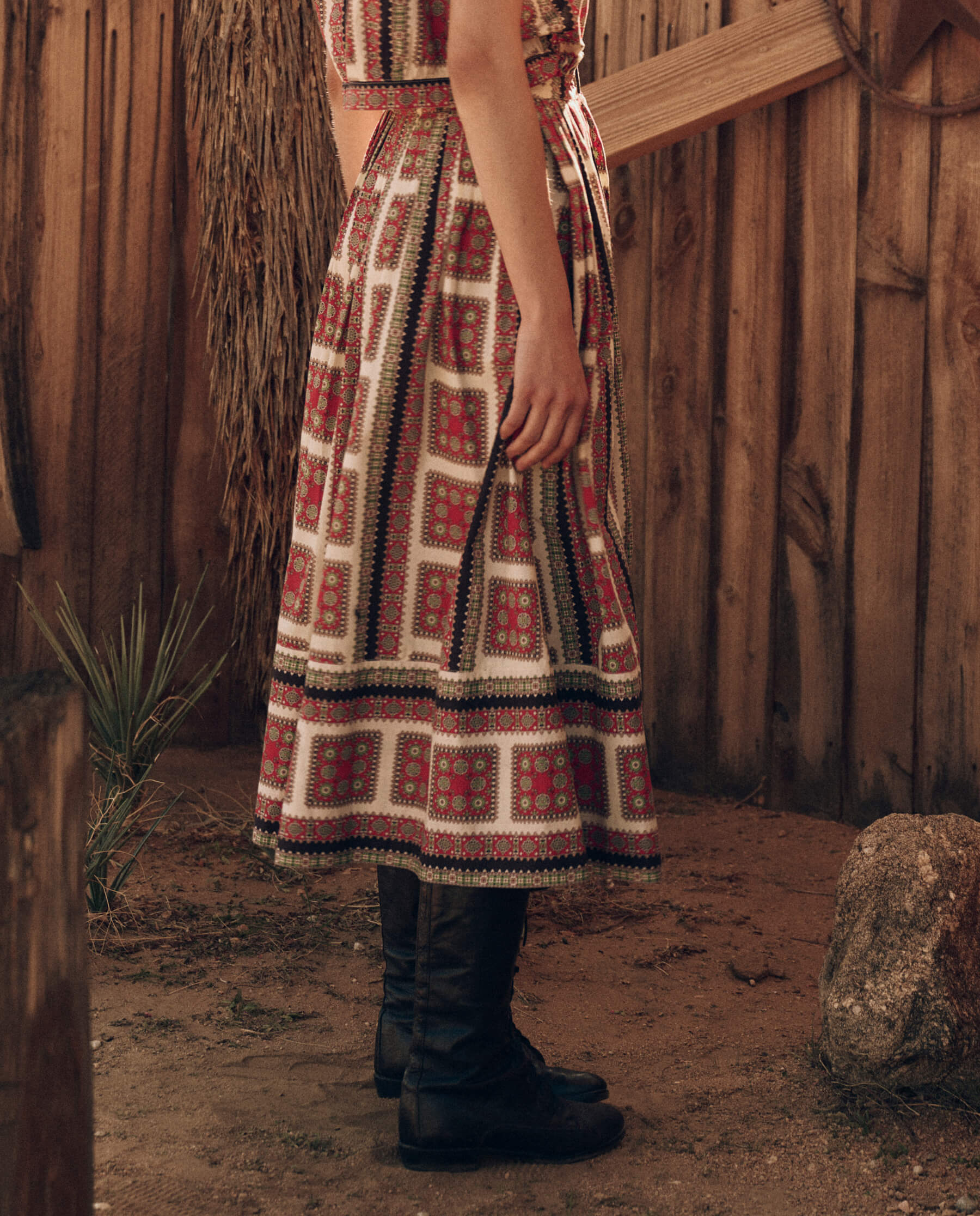 The Treeline Skirt. -- Westward Bandana Print SKIRTS THE GREAT. PF24