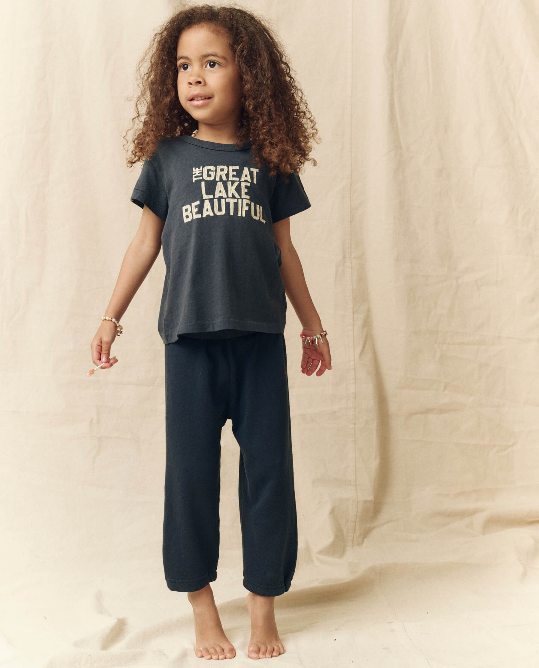 The Little Boxy Crew. Graphic -- True Navy with The Great Lake Beautiful Graphic