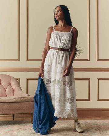 The Great Rosette Crochet Dress in Cream 1 The Great Rosette Crochet Dress in Cream 1