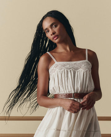 The Great The Rosette Crochet Dress in White - Size 1 / S The Great The Rosette Crochet Dress in White - Size 1 / S