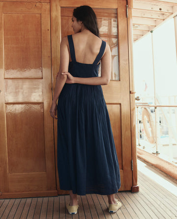 navy blue day dress All Day T-Shirt Dress Classic Navy / White Classic Navy/White / M