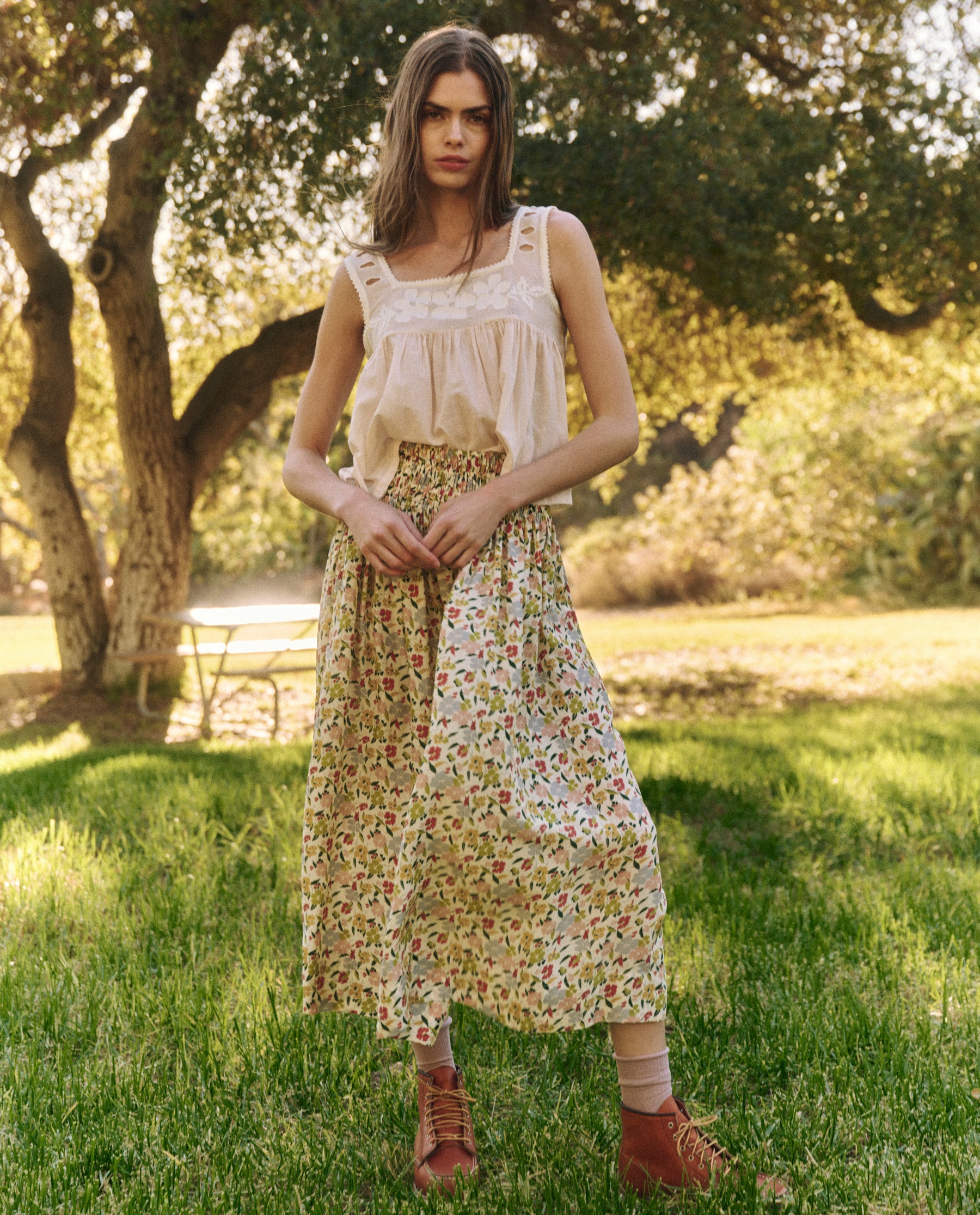 The Viola Skirt. -- Floating Petals Floral – The Great.