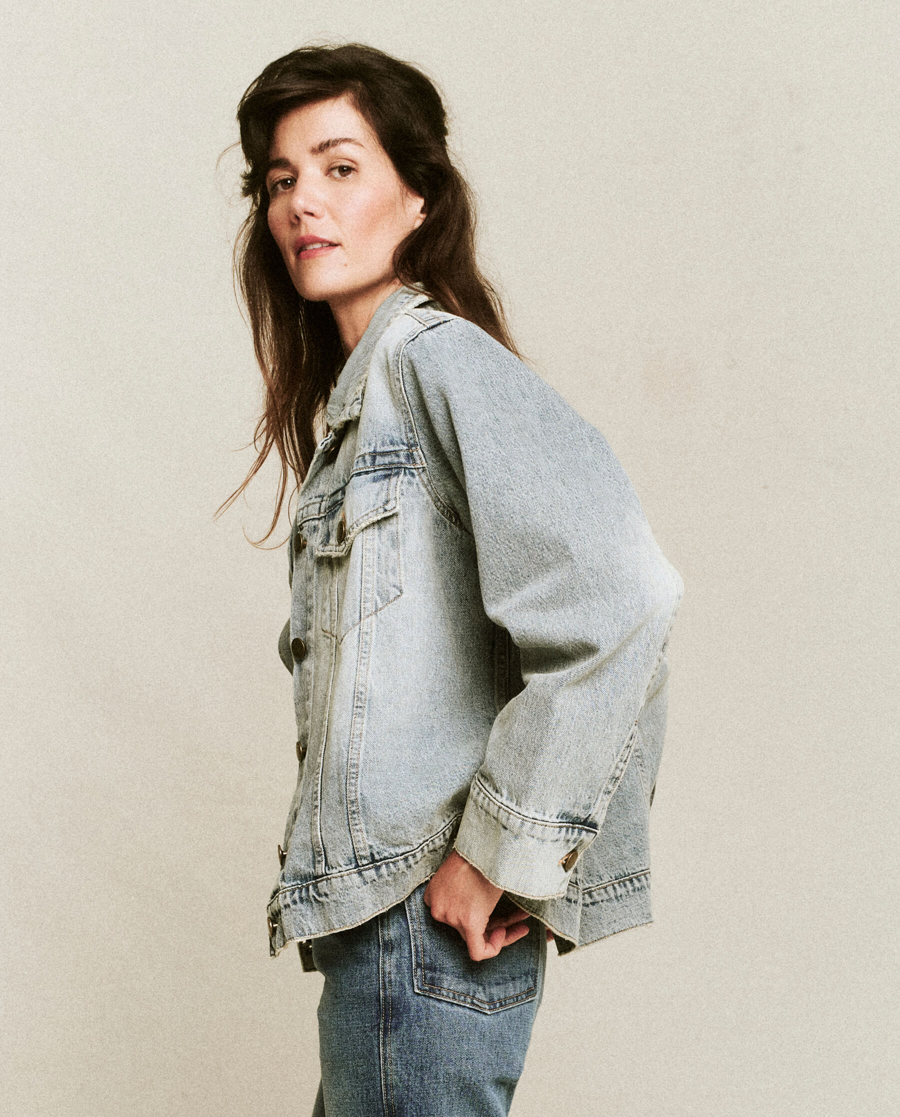 The Slouchy Jean Jacket. -- Derby Wash