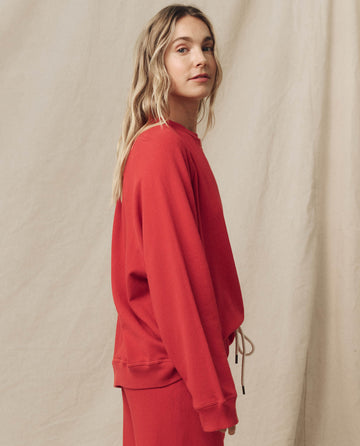 The Slouch Sweatshirt. Solid -- Campfire SWEATSHIRTS THE GREAT. FALL 24 KNITS