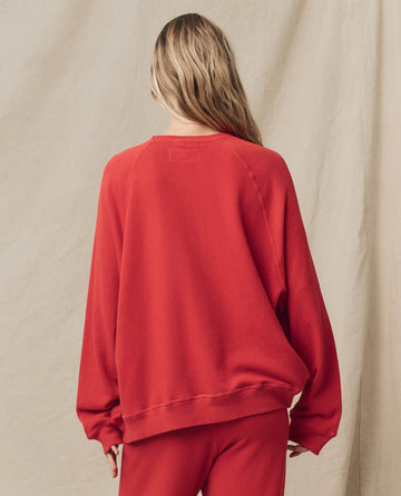 The Slouch Sweatshirt. Solid -- Campfire SWEATSHIRTS THE GREAT. FALL 24 KNITS