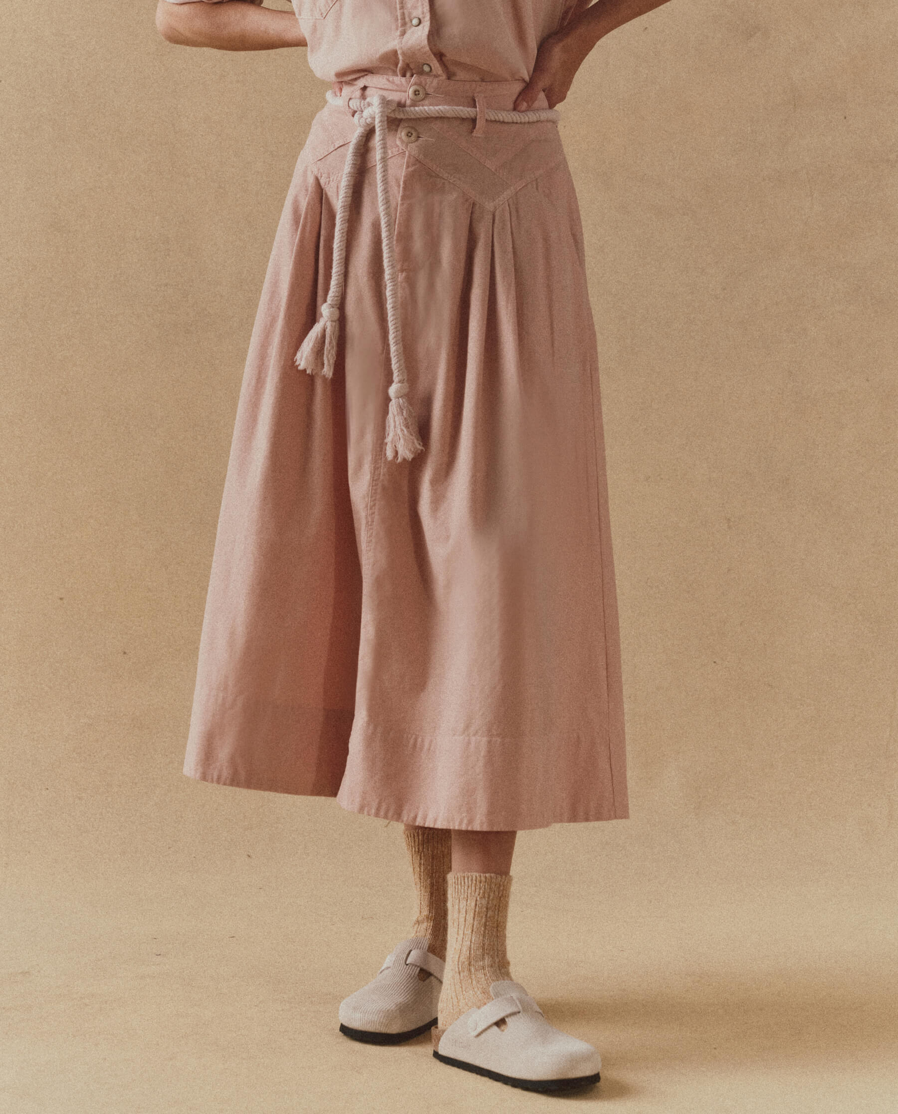 The Field Skirt. -- Heirloom Pink