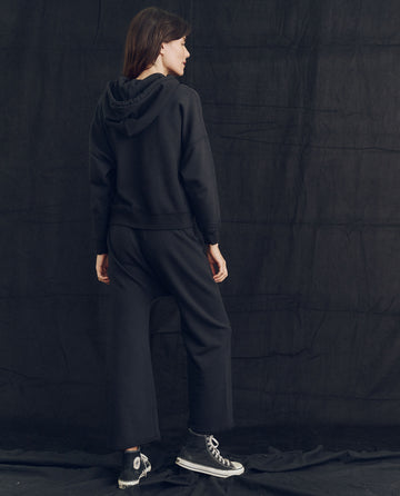 The Teammate Hoodie. Solid -- Almost Black SWEATSHIRTS THE GREAT. PS24 LOFTY KNITS