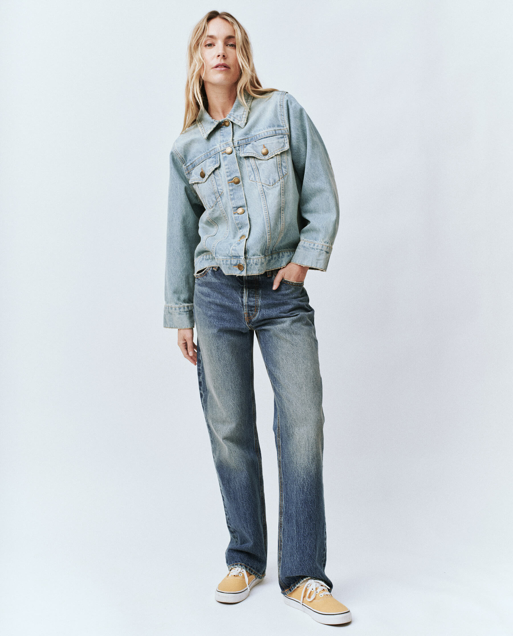 The Slouchy Jean Jacket. -- Great Plains Wash JACKET THE GREAT. FALL 24 COLLECTORS