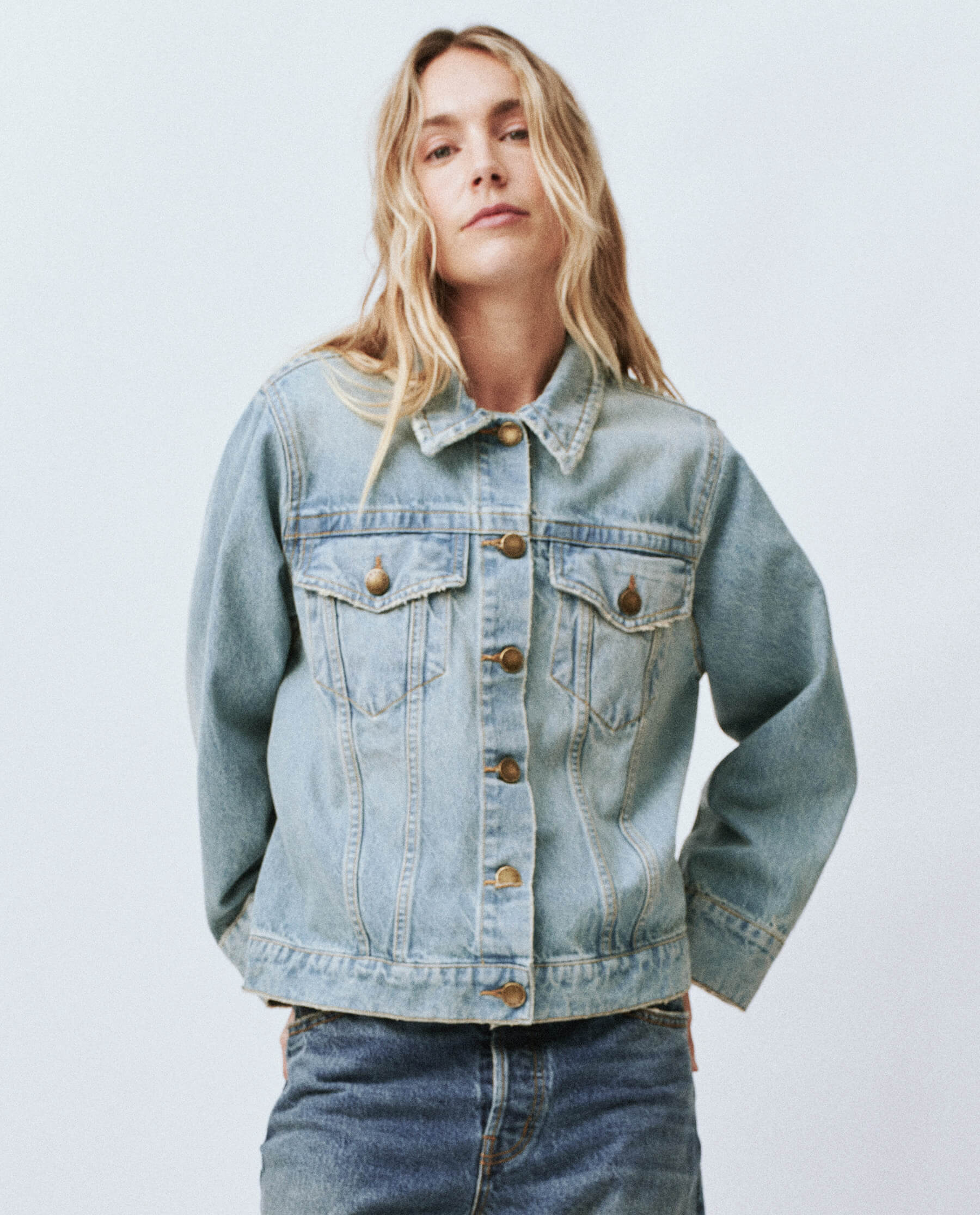 The Slouchy Jean Jacket. -- Great Plains Wash JACKET THE GREAT. FALL 24 COLLECTORS